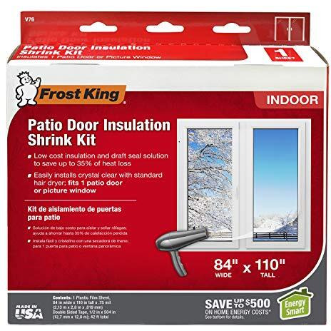 Frost King V76H Shrink Window Kit 84-Inch By 110-Inch, Clear