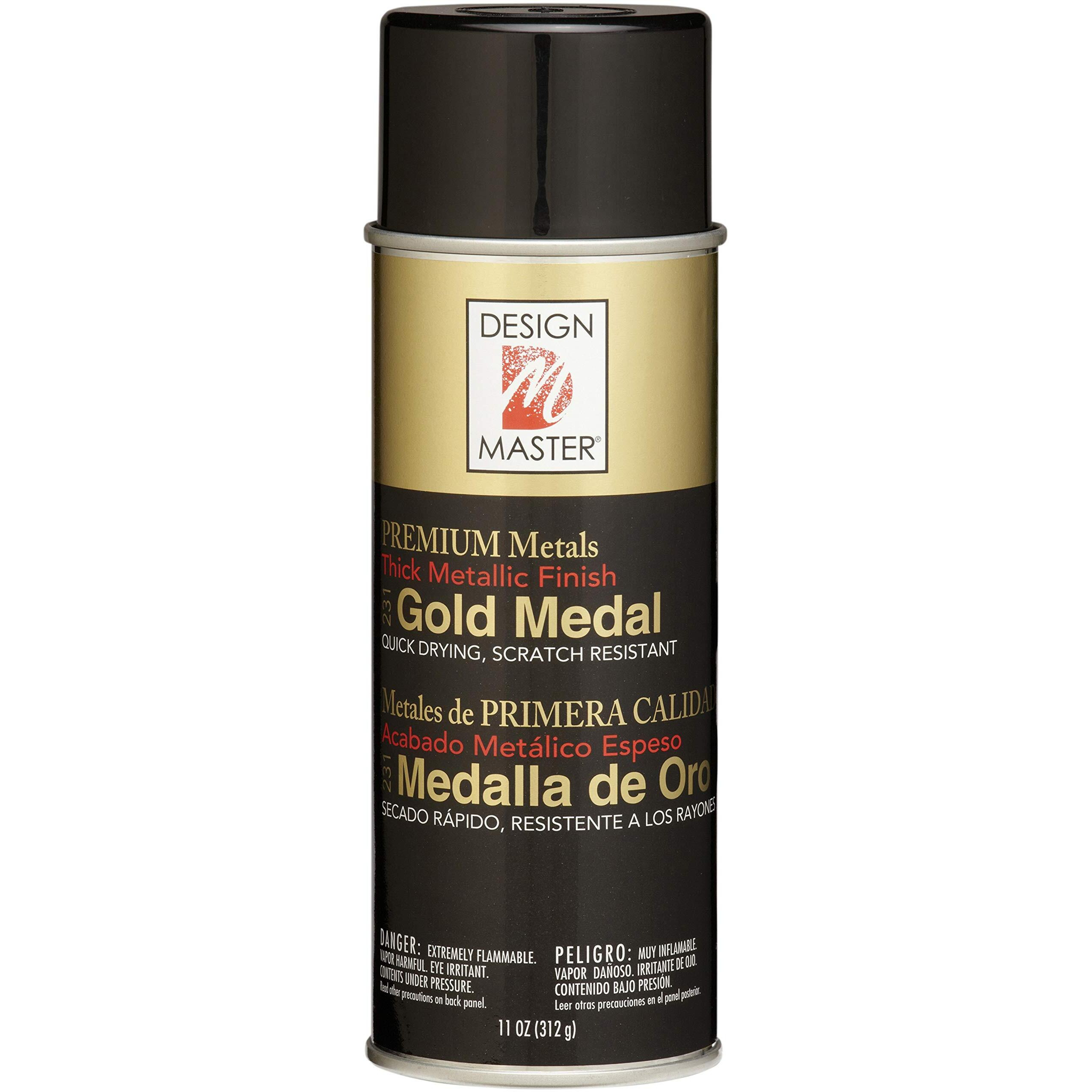 Design Master 11 Oz Metallic Spray, Gold