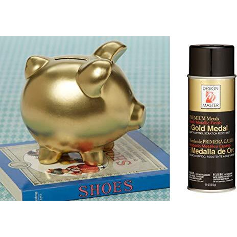 Design Master 11 Oz Metallic Spray, Gold