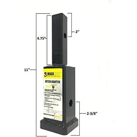 Maxxhaul 70032 1-1/4 Inches To 2 Inches Hitch Adaptor