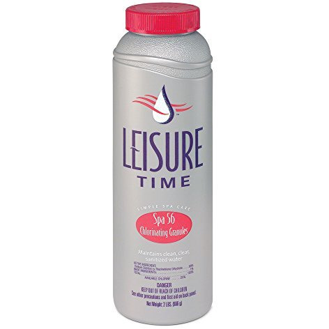 Leisure Time 22337A Spa 56 Chlorinating Granules For Hot Tubs, 2 Lbs, Gray