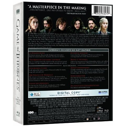 Game Of Thrones Season 3 (Blu-Ray/Dvd Combo + Digital Copy)