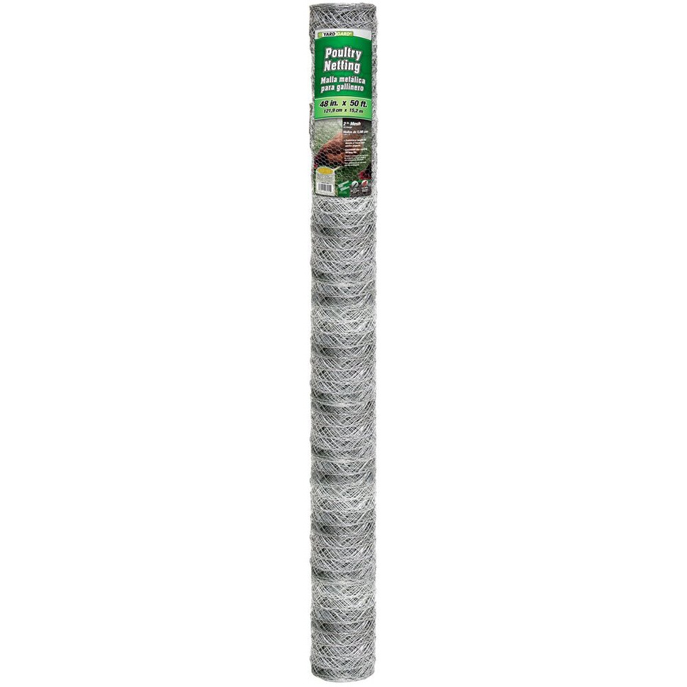 Yardgard 308476B 4 Foot X 50 Foot 2 Inch Mesh Poultry Netting