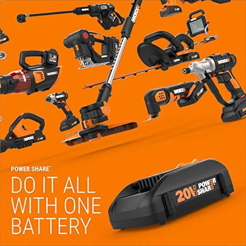 Worx 20V Jawsaw Cordless Chainsaw Power Share - Wg320 (Battery & Charger Included)
