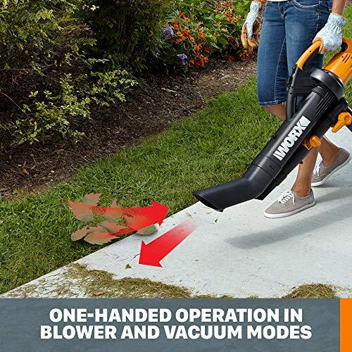 Worx Wg505 Trivac 12 Amp 3-In-1 Electric Blower/Mulcher/Vacuum