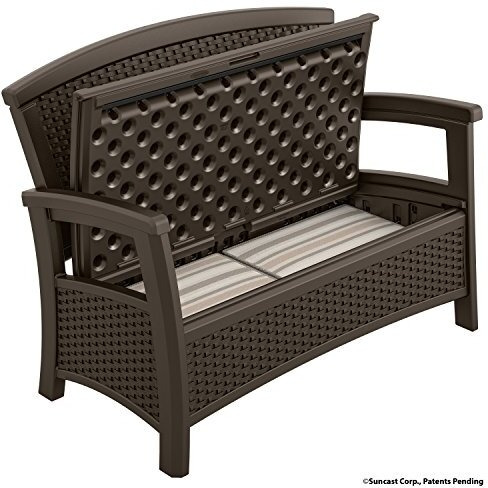 Suncast Bmwb5000 Love Seats 20 Inches, Java