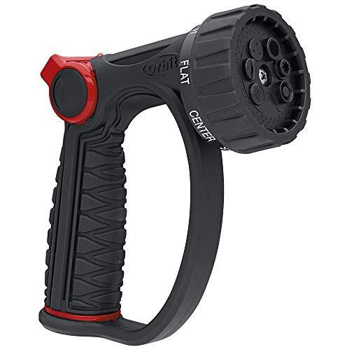 Orbit 58993 7-Pattern Watering Nozzle With Thumb Control , Black