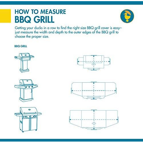 Duck Covers Ultimate Waterproof Bbq Grill Cover, 59 Inch