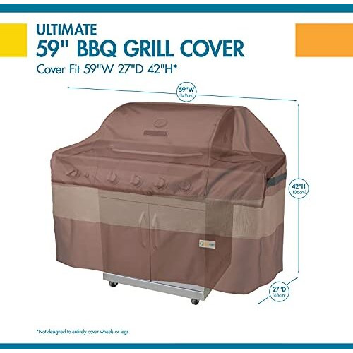 Duck Covers Ultimate Waterproof Bbq Grill Cover, 59 Inch