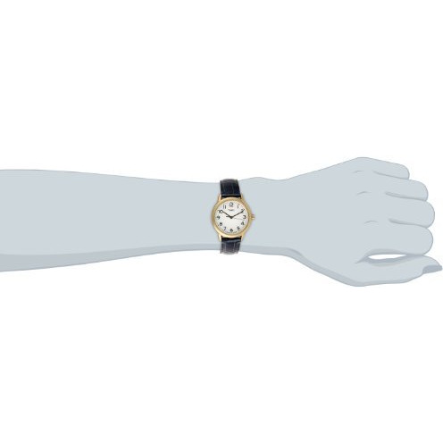 Timex Women   S T2N954 South Street Blue Croco Pattern Leather Strap Watch