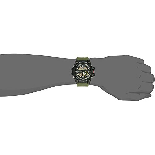 Casio Mens Gg-1000-1A3Cr Mudmaster G-Shock Quartz Casual Watch, Green