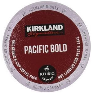 Kirkland Pacific Bold Coffee Pods K-Cups 25 Count/Pods (25)