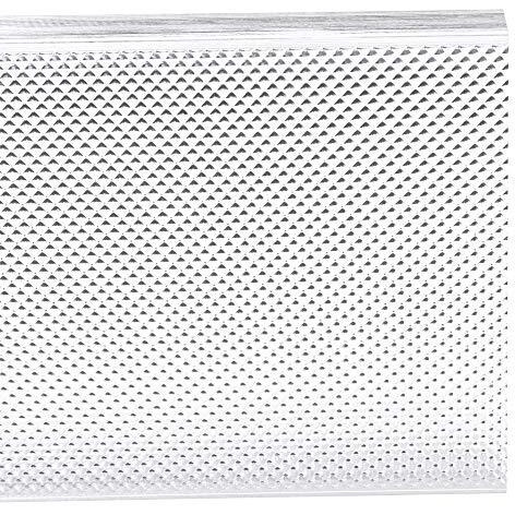 Lithonia Lighting Dsb48 48 In. Square Basket Two Bulb Replacement Wraparound Lens, 4', Transparent