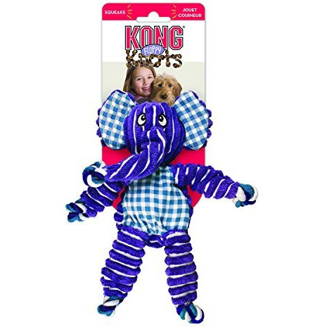 Kong Floppy Knots Elephant, Dog Toy, Small/Medium