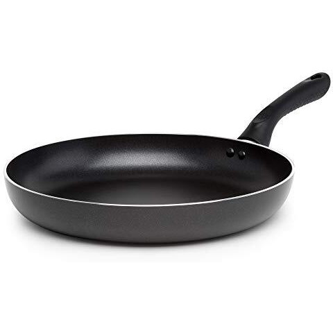 Ecolution Grande Non-Stick Fry Pan With Handle, Aluminum, 12.5"" Large, Black