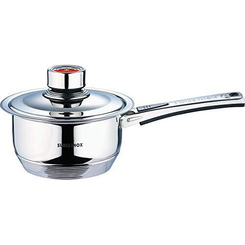 Swiss Inox 18-Piece Stainless Steel Cookware Set, Includes Induction Compatible Fry Pots, Pans, Saucepan, Casserole