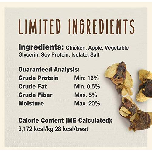 Cadet Gourmet Chicken & Apple Wrapped Dog Treats Wraps Chicken & Apple 14 Oz.