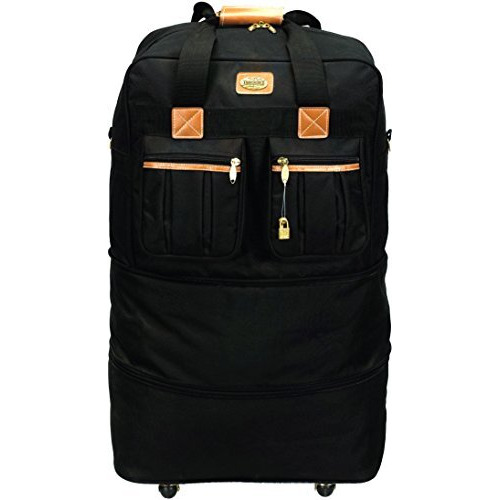 30"" Large Rolling Wheeled Duffel Bag Spinner Suitcase Duffle Luggage Carry On
