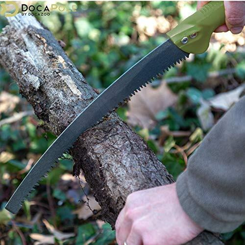 Docapole"&quotGosaw"" Combination Extension Pole-Mounted Attachment & Hand-Held Pruning Saw, Limb Saw And Tree Trimmer | Pole Saw Attachment | Hand Saw (13-Inch Blade)