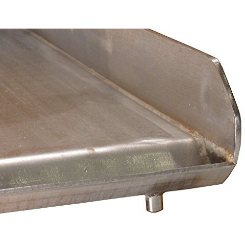 32"" X 17"" Stainless Steel Comal Flat Top Bbq Cooking Griddle For Stove Or Grill