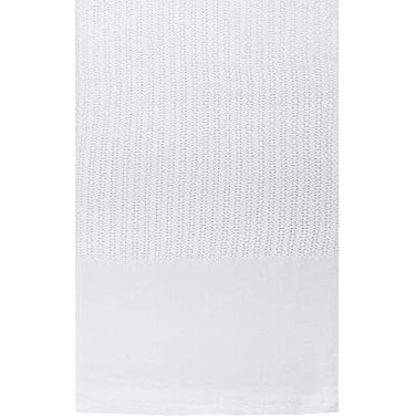 Linteum Textile Hospital Thermal Blanket 66X90 Inch 100% Cotton Breathable Soft & Cozy Open-Cell Weave Design Bed Blanket For Bed, Couch, Sofa Throw For All Season, 25 Lb (White, Twin)