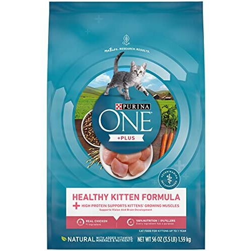 Purina One Natural Dry Kitten Food, Healthy Kitten - 3.5 Lb. Bag