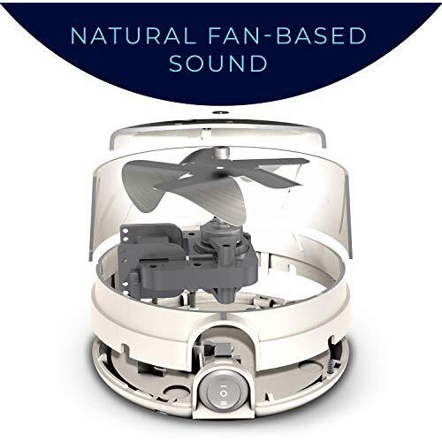 Yogasleep Dohm Classic (White) The Original White Noise Sound Machine, Soothing Natural Sounds From A Real Fan, Sleep Therapy For Adults & Baby, Noise Cancelling For Office Privacy & Meditation