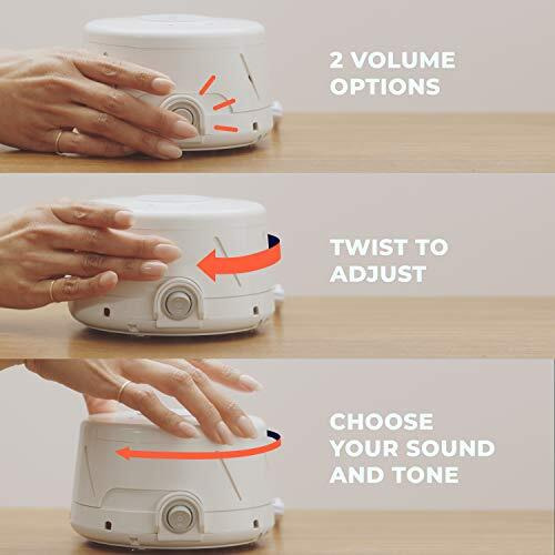 Yogasleep Dohm Classic (White) The Original White Noise Sound Machine, Soothing Natural Sounds From A Real Fan, Sleep Therapy For Adults & Baby, Noise Cancelling For Office Privacy & Meditation