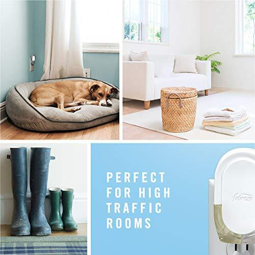 Febreze Plug In, Air Freshener, Scented Oil Refill, Linen & Sky, 0.87 Fl Oz (Pack Of 2)