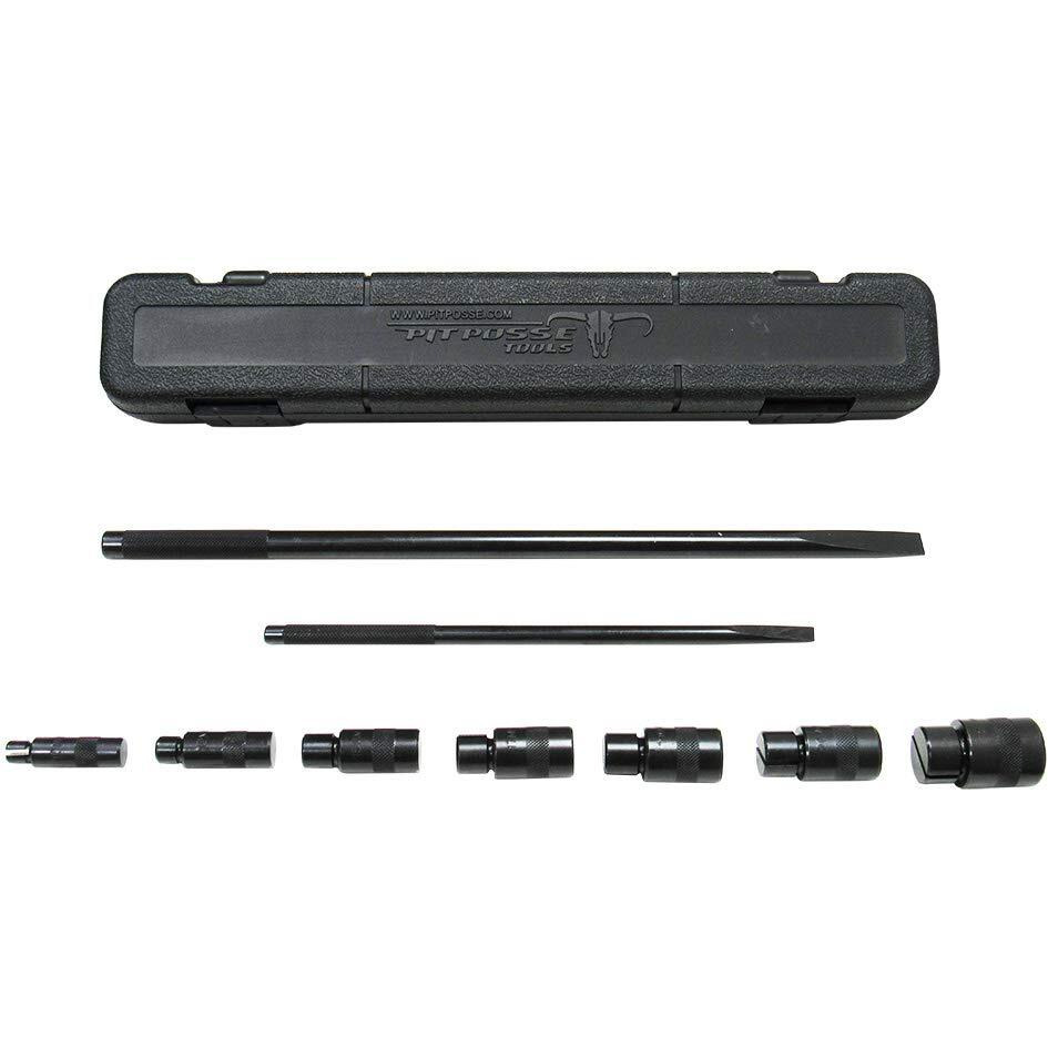 Pit Posse Pp1692 Universal Motorcycle Wheel Bearing Remover Puller Separator Extractor Tool - Fits Most Motorcycles - 25Mm, 20Mm, 19Mm, 17Mm, 15Mm, 12Mm And 10Mm