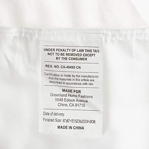 Greenland Home Cotton Voile Dust Ruffle, 15-Inch L, White