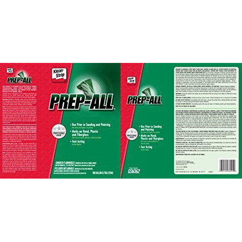 Klean Strip Kle-Gsw362 Prep-All Wax & Grease Remover, Gallon