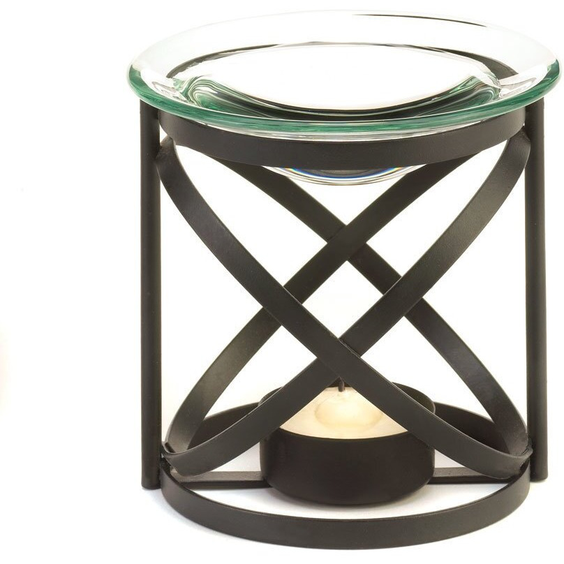 Accent Plus 15147 3625 Inch Black Orbital Oil Warmer