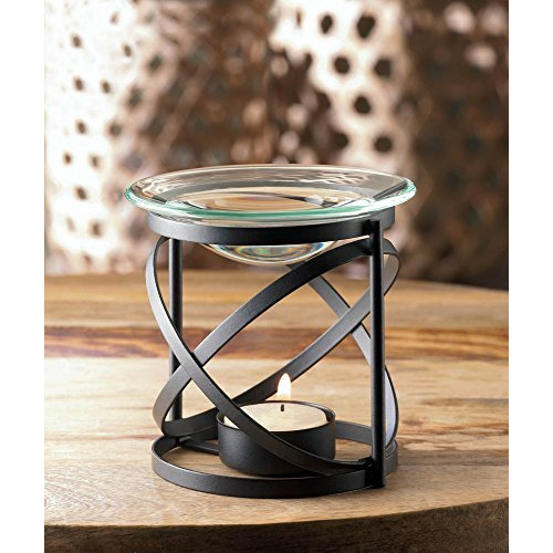 Accent Plus 15147 3625 Inch Black Orbital Oil Warmer