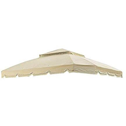 Garden Winds Replacement Canopy Top Cover For Sears Bay Window Gazebo - Riplock 350 - Beige