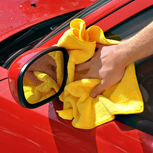 Kirkland Signature Ultra High Pile Premium Microfiber Towels, 36 Count (Pack Of 1), Yellow - 713160