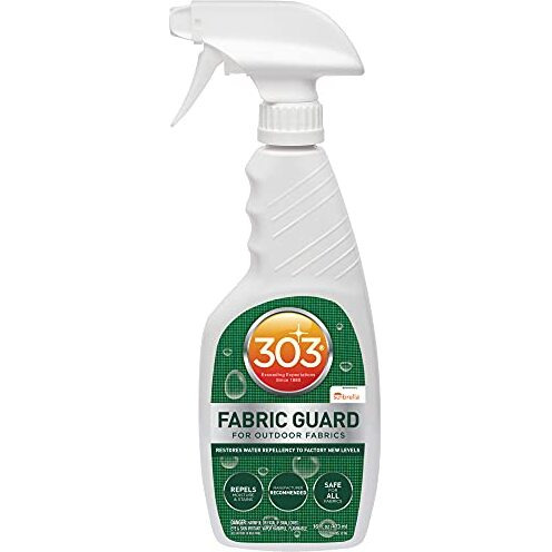 303 Fabric Guard - For Outdoor Fabrics - Restores Water Repellency To Factory New Levels - Repels Moisture And Stains - Manufacturer Recommended - Safe For All Fabrics, 16 Fl. Oz. (30605Csr)