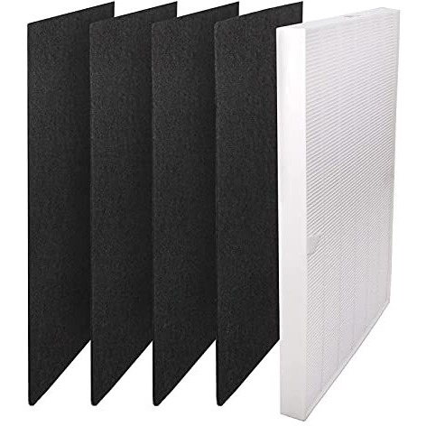 Lifesupplyusa True Hepa Plus 4 Carbon Replacement Filters For Winix 115115 Size 21