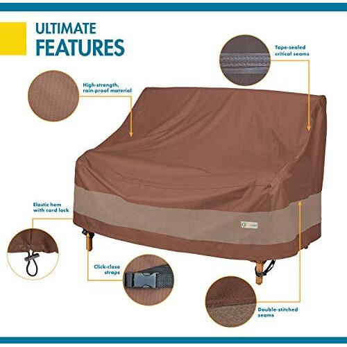 Duck Covers Ultimate Waterproof Patio Loveseat Cover, 68 Inch