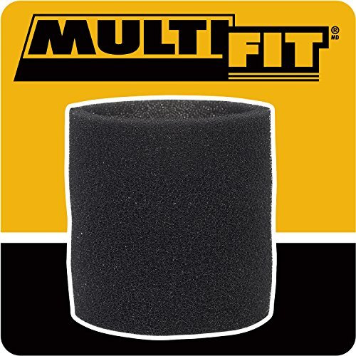 Multi Fit Wet Vac Filter Vf2001Tp Foam Sleeve Filters For 5 Gallon And Larger Shop Vac Branded Wet/Dry Shop Vacuum Cleaners (2-Pack)
