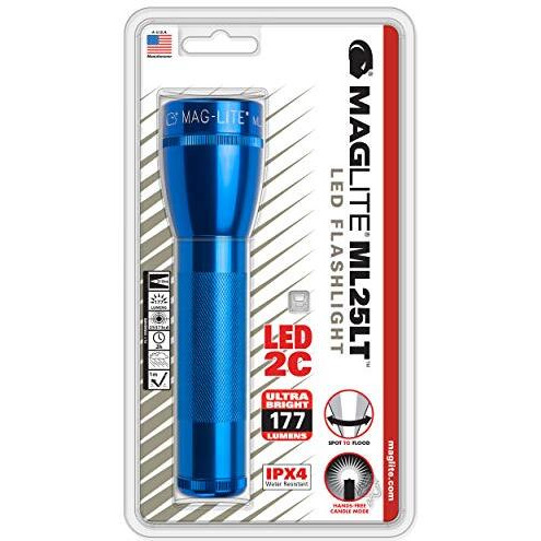Maglite Led 2-Cell C Flashlight Blue