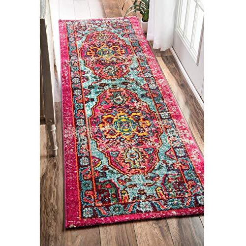 Nuloom Corbett Vintage Boho Runner Rug, 2 6"" X 8, Multi