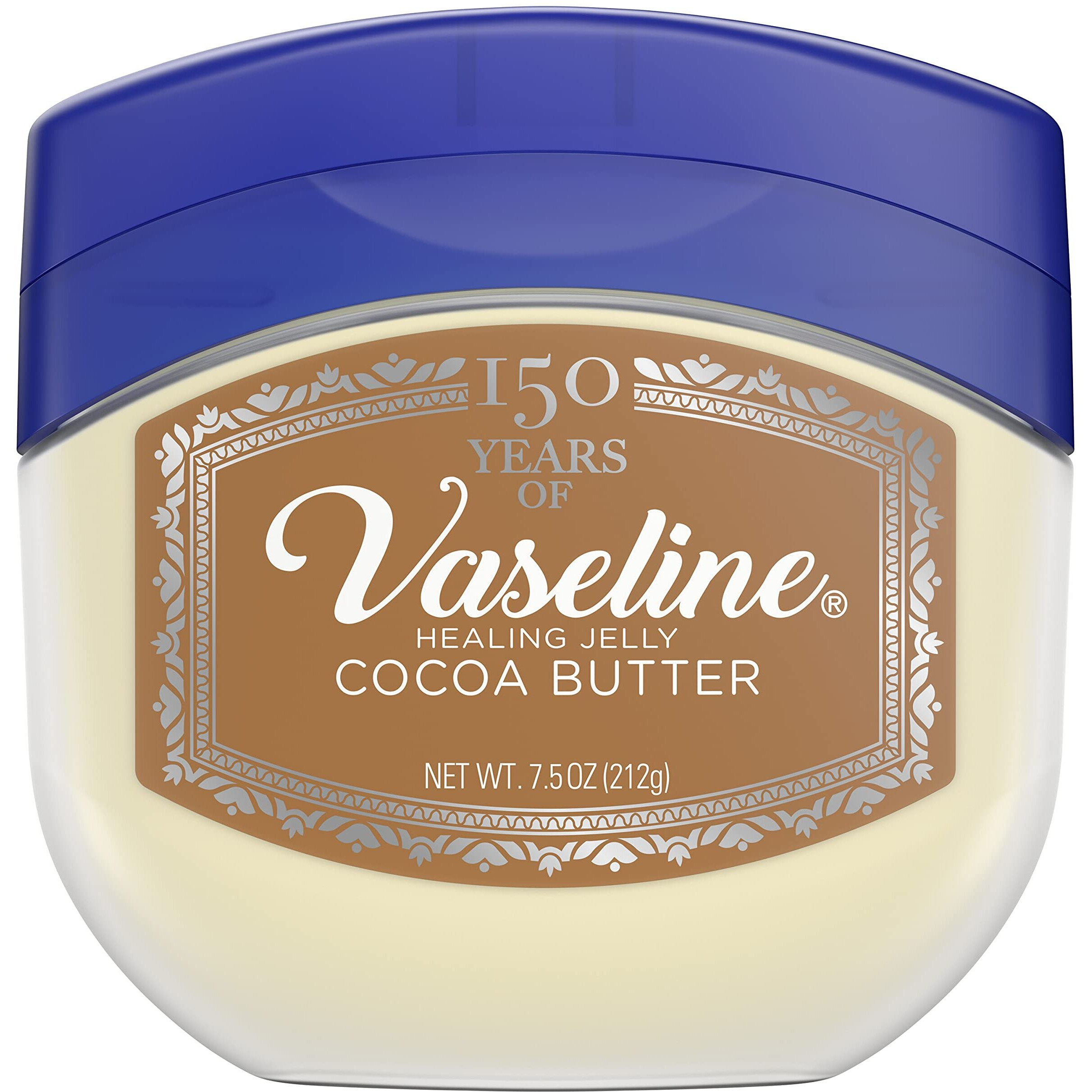 Vaseline Petroleum Jelly For Dry Cracked Skin Cocoa Butter 7.5 Oz (Packaging May Vary)