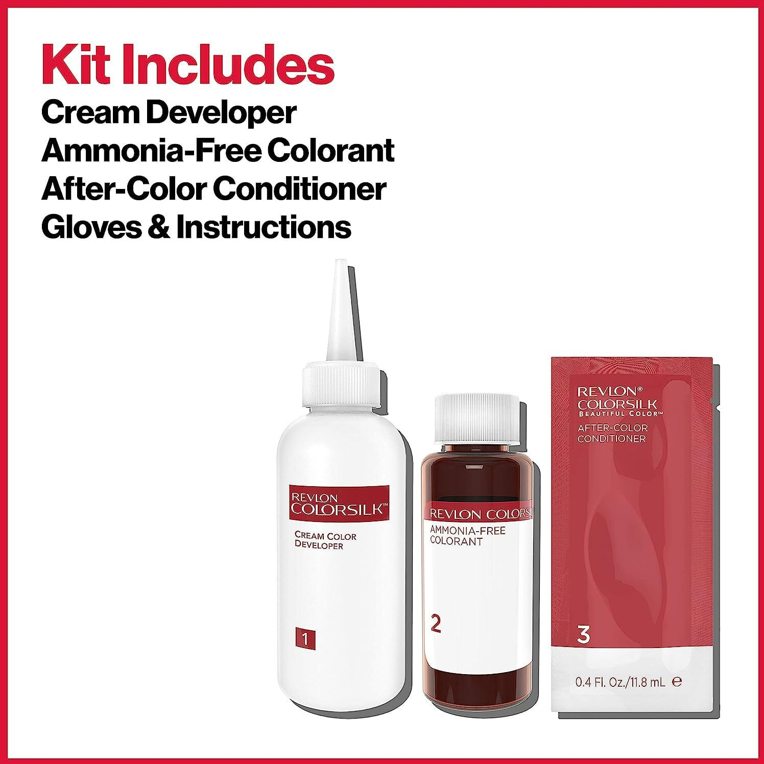 Revlon Permanent Hair Color, Permanent Hair Dye, Colorsilk With 100% Gray Coverage, Ammonia-Free, Keratin And Amino Acids, 50 Light Ash Brown, 4.4 Oz (Pack Of 1)