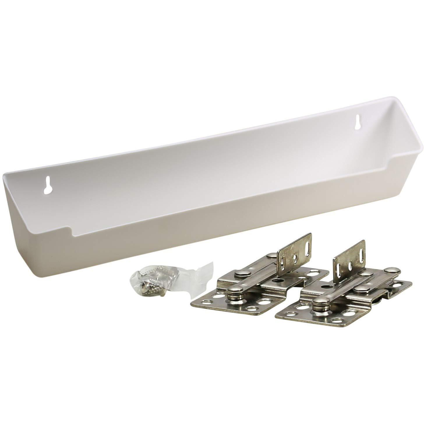 H. Bowes Sink Front Tip-Out Tray (For 15 "" Wide Space, 14-3/4 "" Tray Size, White)
