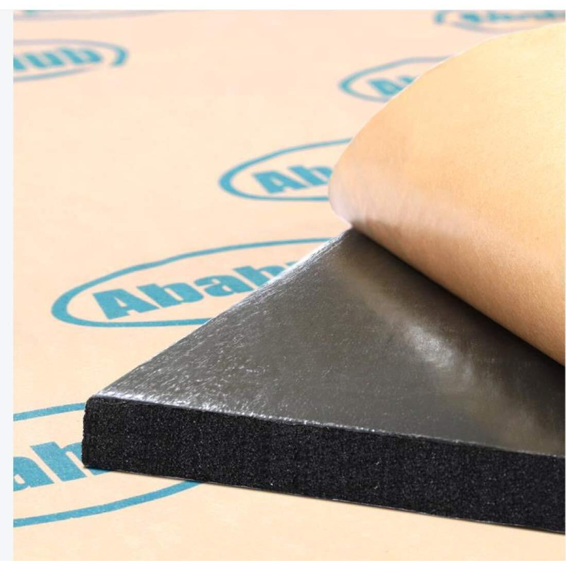 Abahub 394 Mil 16 Sqft Car Hood Insulation Pad Auto Sound Deadener Door Dampener Deadening Mat Heat / Cool Liner, Self-Adhesive Closed Cell Material (Pe Foam Sound Deadener) 59 "&quotX39 ""