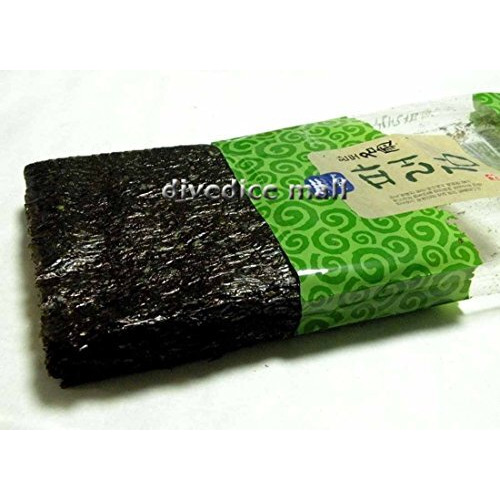 100 Sheets (6.7Oz) Dried Kelp Seaweed Nori Raw Unseasoned Snack Sushi
