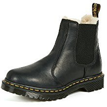 Dr. Martens Womens 2976 Leonore Fashion Boot, Black Burnished Wyoming, 8