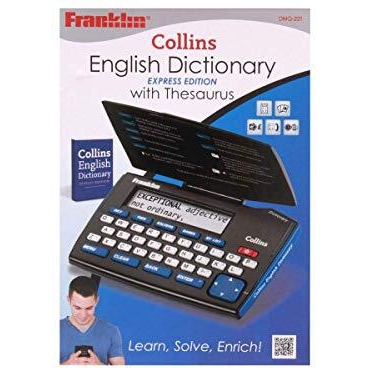 Franklin Dmq221 Collins English Dictionary With Thesaurus