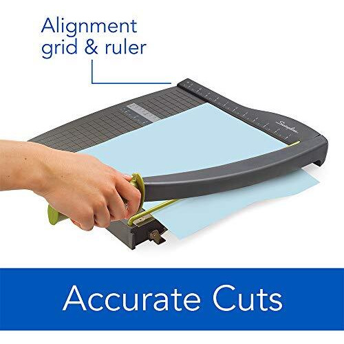 Swingline Paper Cutter, Guillotine Trimmer, 12"" Cut Length, 10 Sheet Capacity, Classiccut Lite (9312)